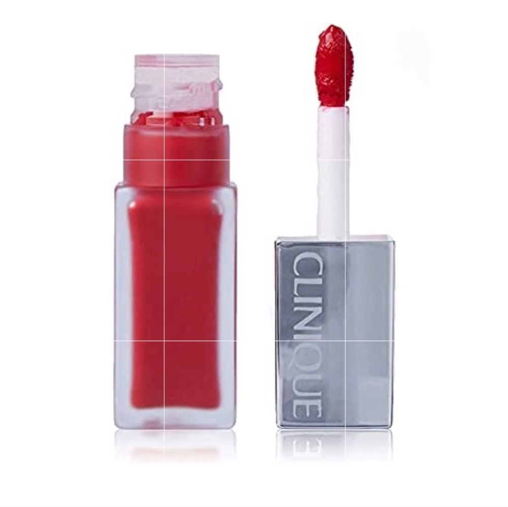 Clinique Pop Liquid Matte Lip Color + Primer, No. 04 Fire Pop, 0.2 Ounce